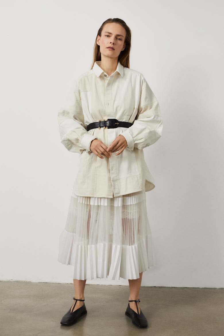 Pasek z Półokrągłą Klamrą czarny