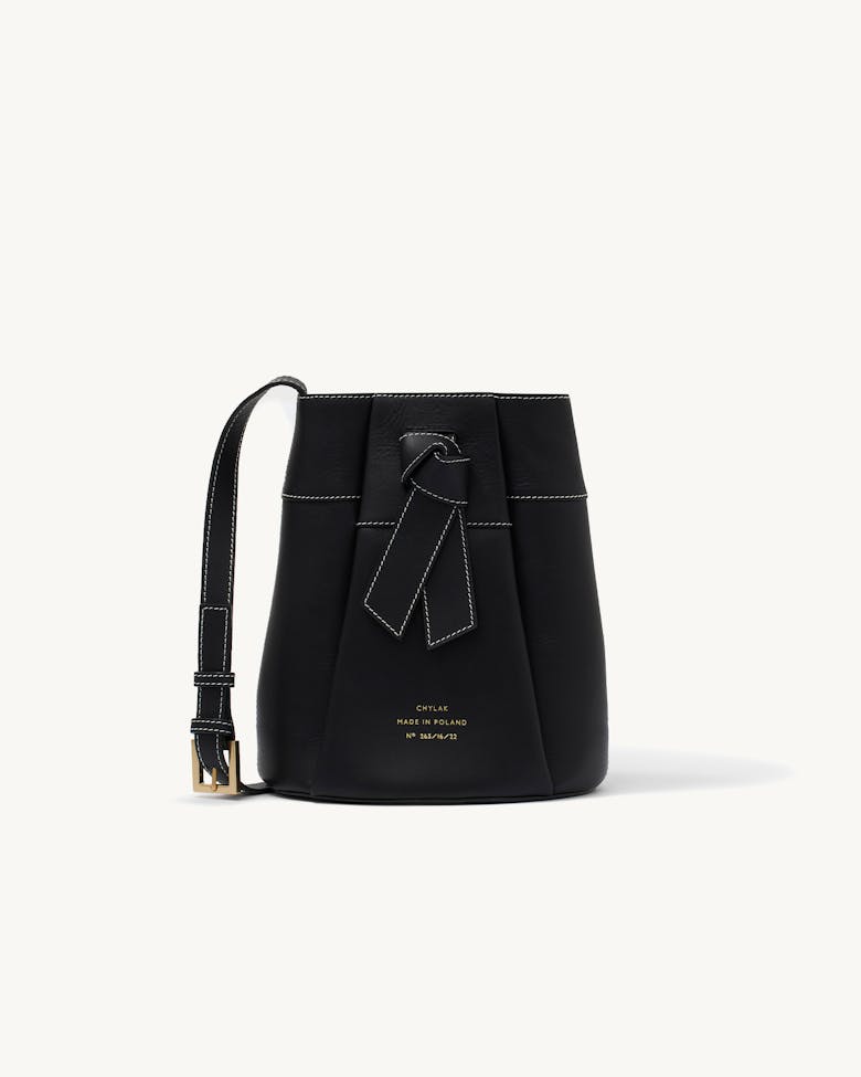 Knot Bucket Bag Black