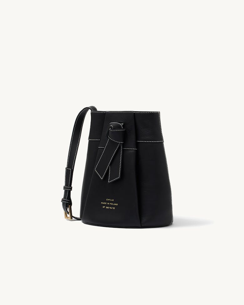 Knot Bucket Bag Black