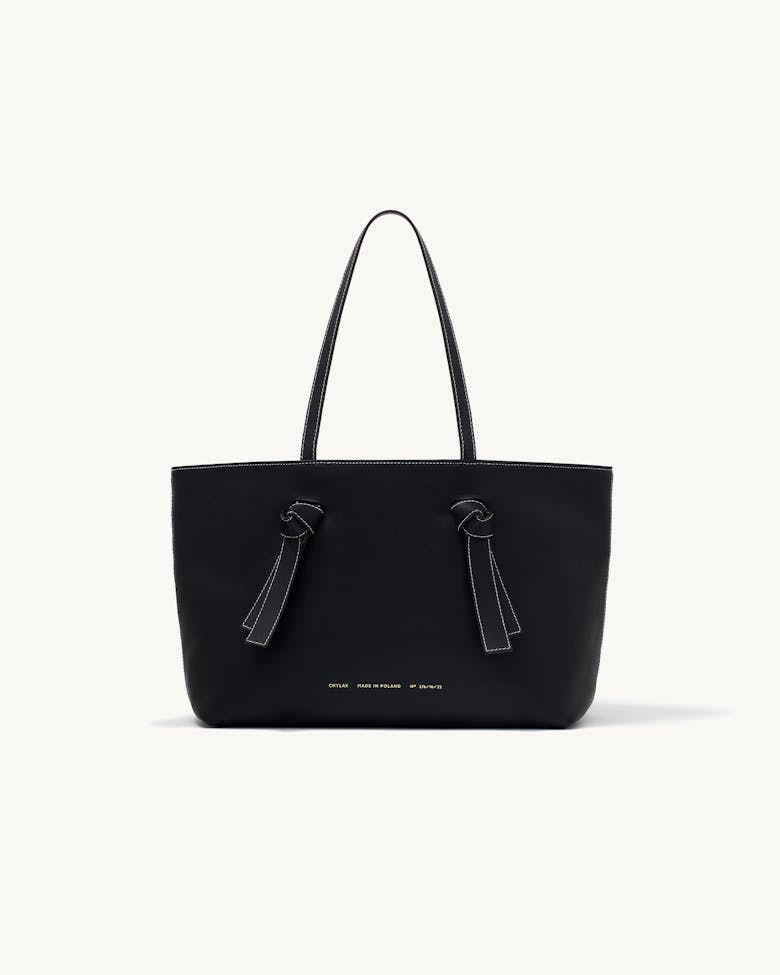 Knot Tote Bag Black