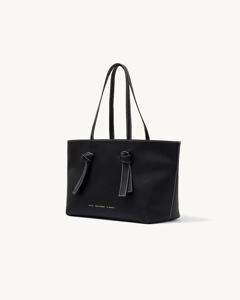 Knot Tote Bag Black