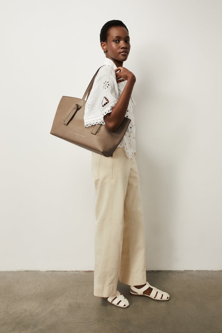 Knot Tote Bag Taupe