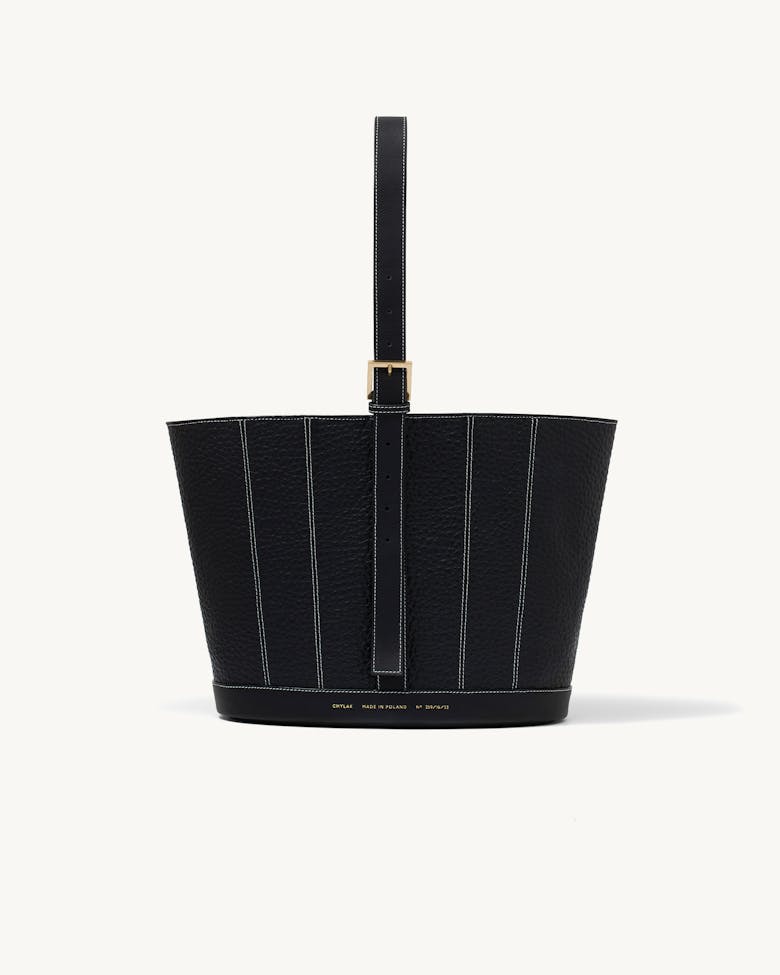 One-Strap Tote Bag Black