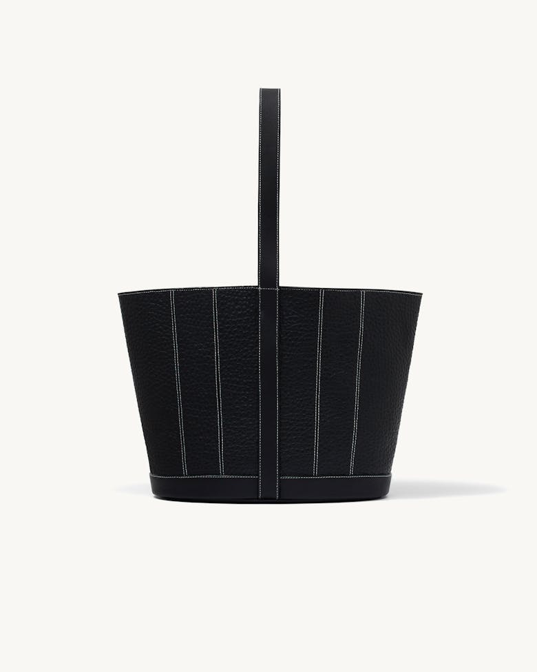 One-Strap Tote Bag Black