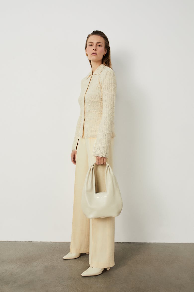 Small Hobo Bag Cream