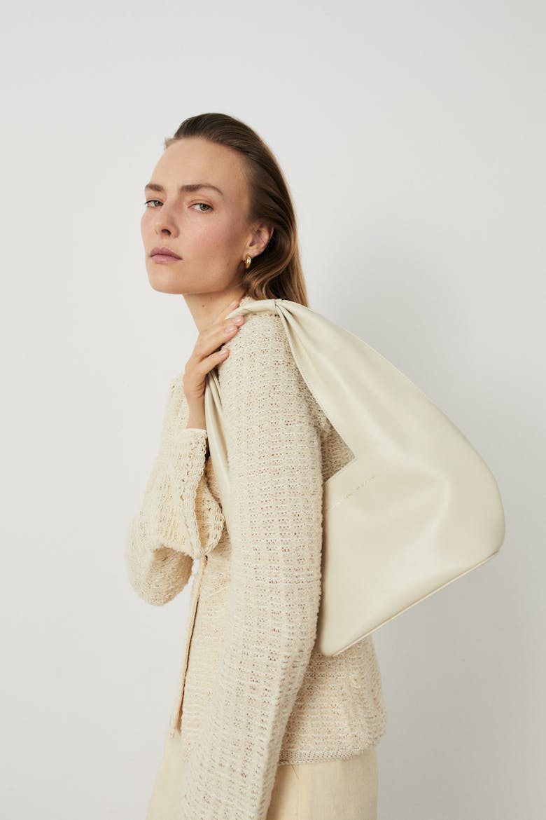 Small Hobo Bag Cream