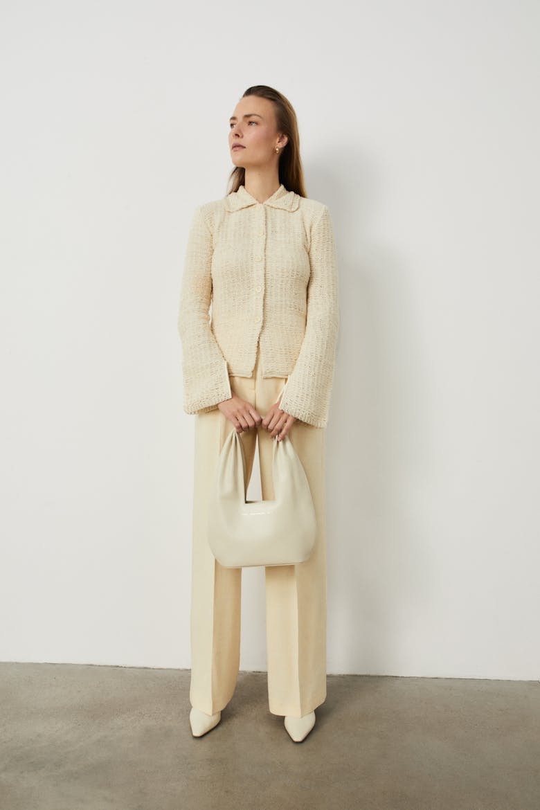 Small Hobo Bag Cream