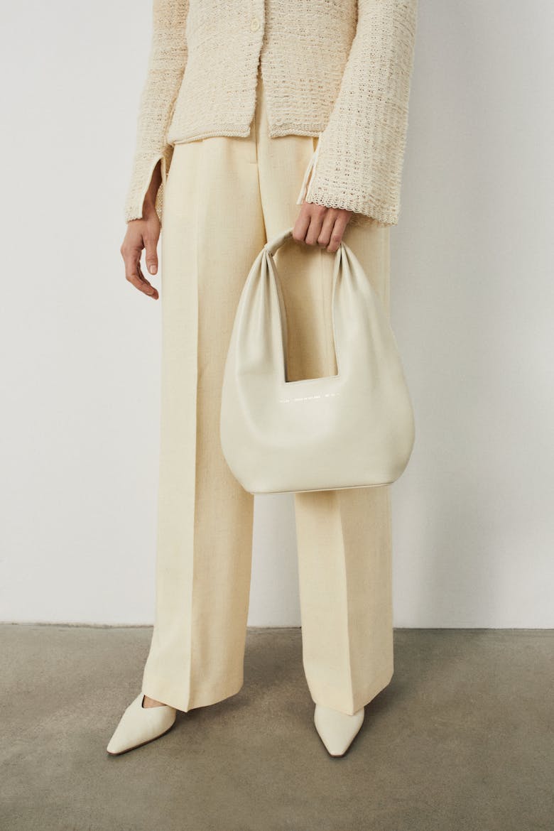 Small Hobo Bag Cream