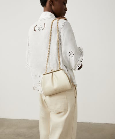 Small “Vintage” Bag Cream