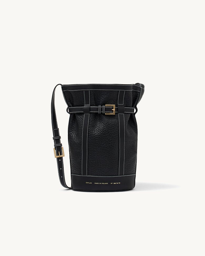 Tall Bucket Bag Black