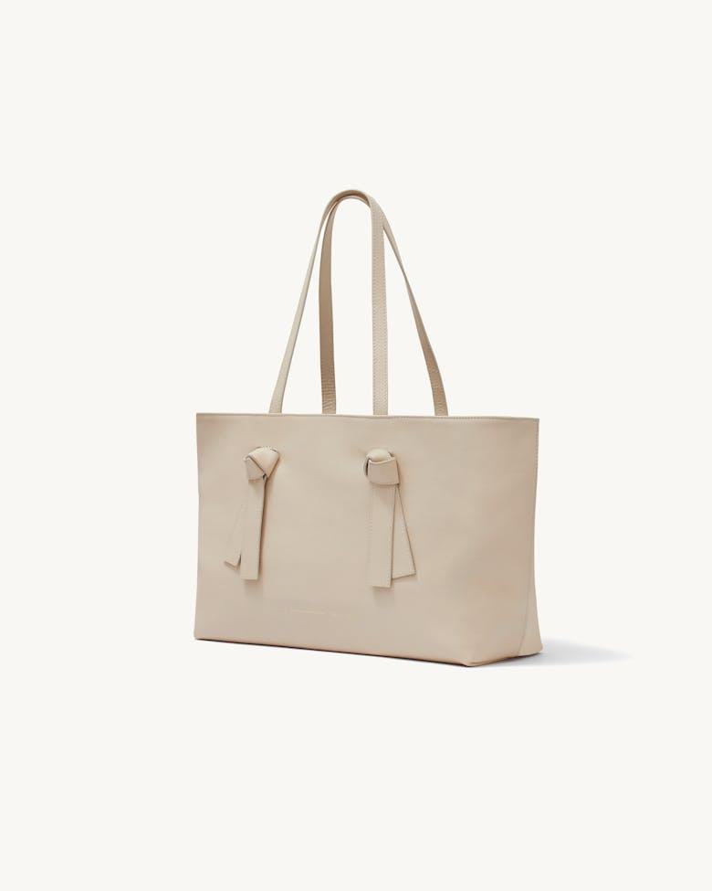 Knot Tote Bag Cream