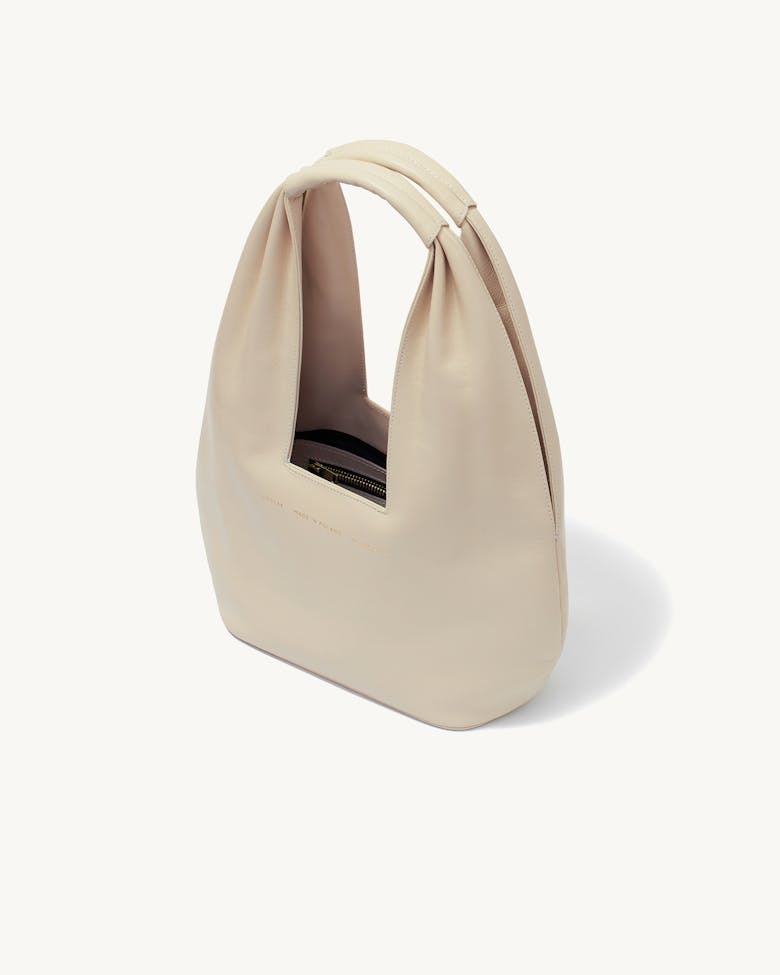 Small Hobo Bag Cream