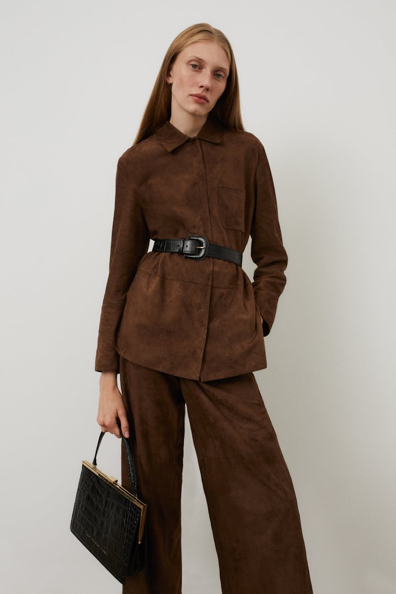 “Vintage” Clasp Bag “glossy black crocodile”