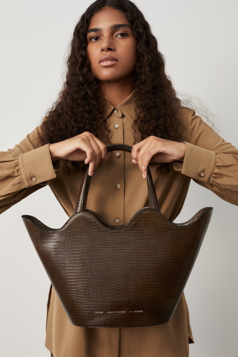 Big Wave Bag “tobacco lizard”