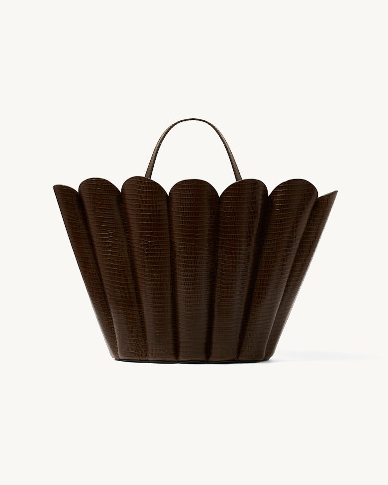 Shell Bag “tobacco lizard”