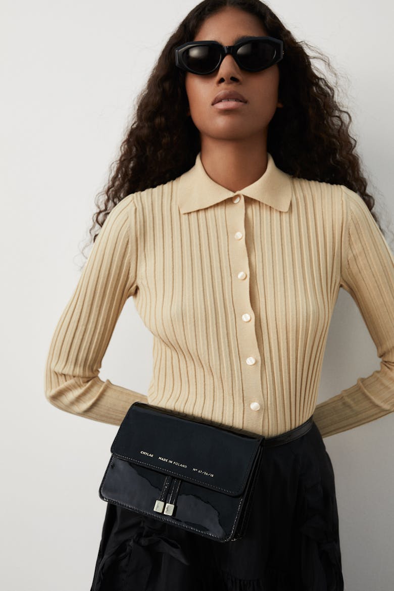 Mini Belt Bag “black patent leather” 