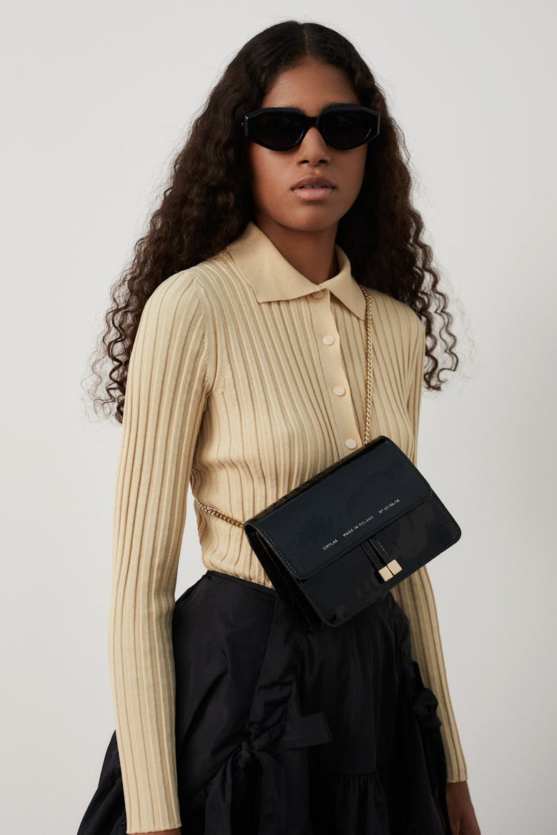 Mini Belt Bag “black patent leather” 