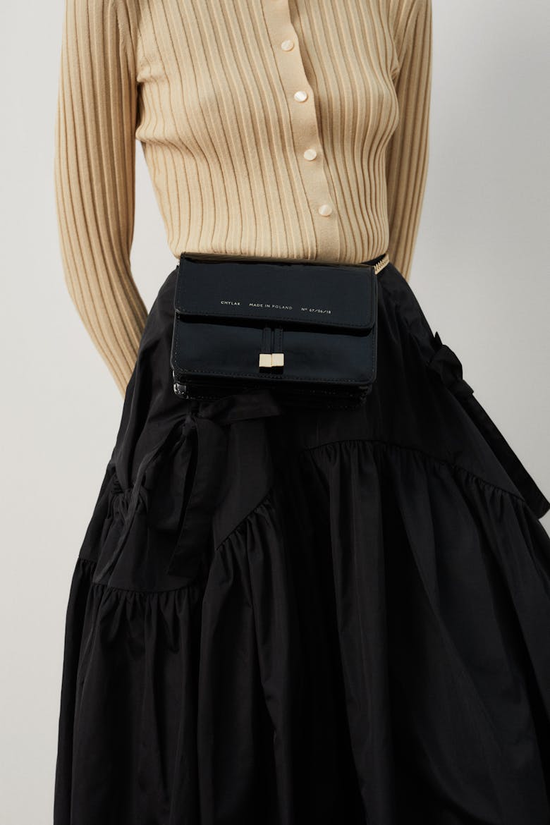 Mini Belt Bag “black patent leather” 