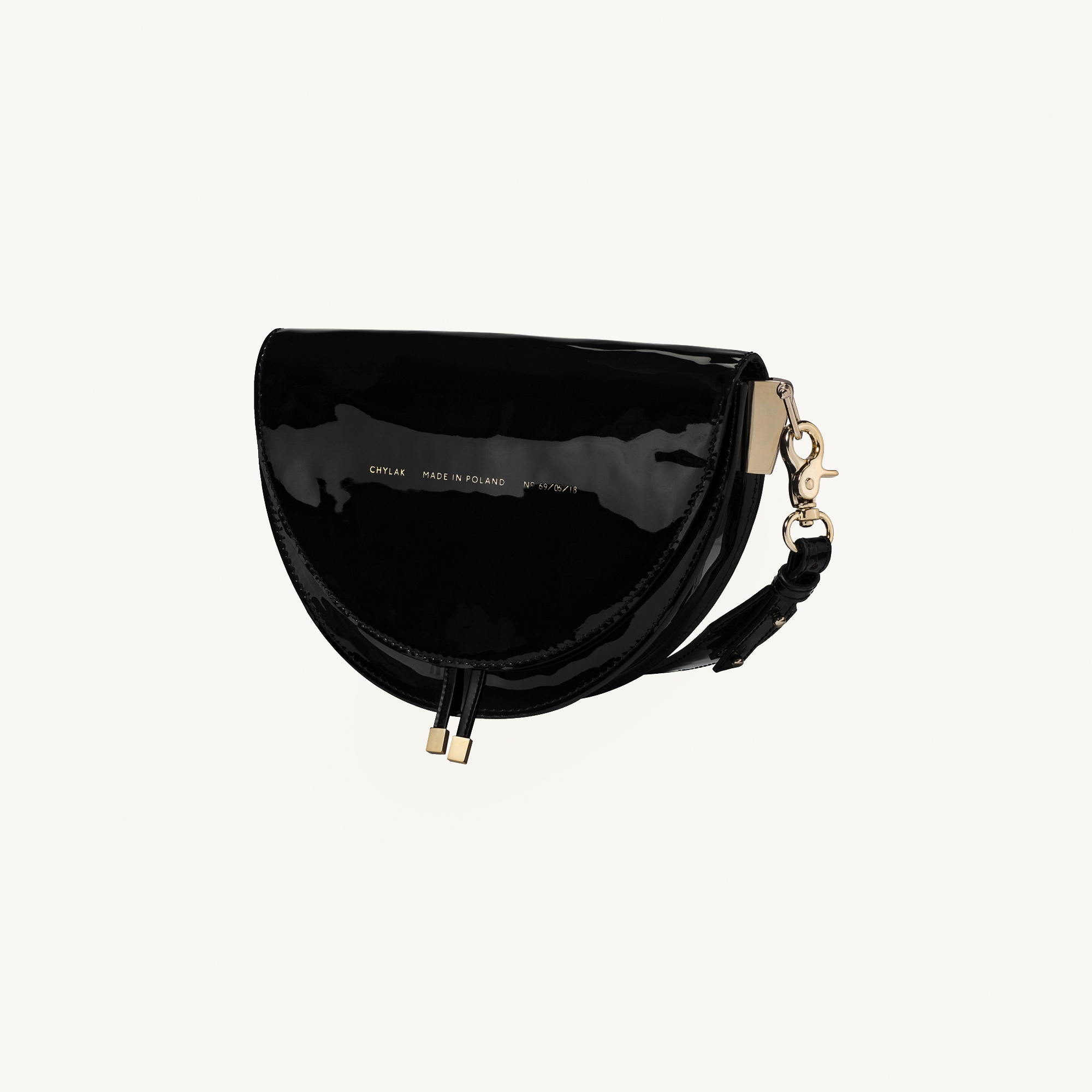 Saddle Bag “black patent leather” Chylak