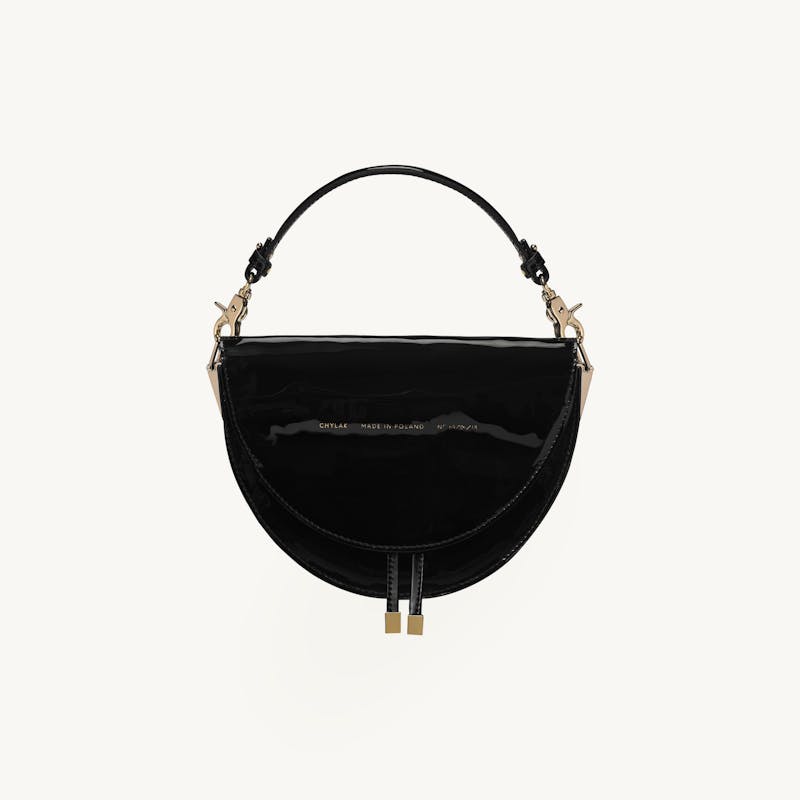 Saddle Bag “black patent leather” Chylak