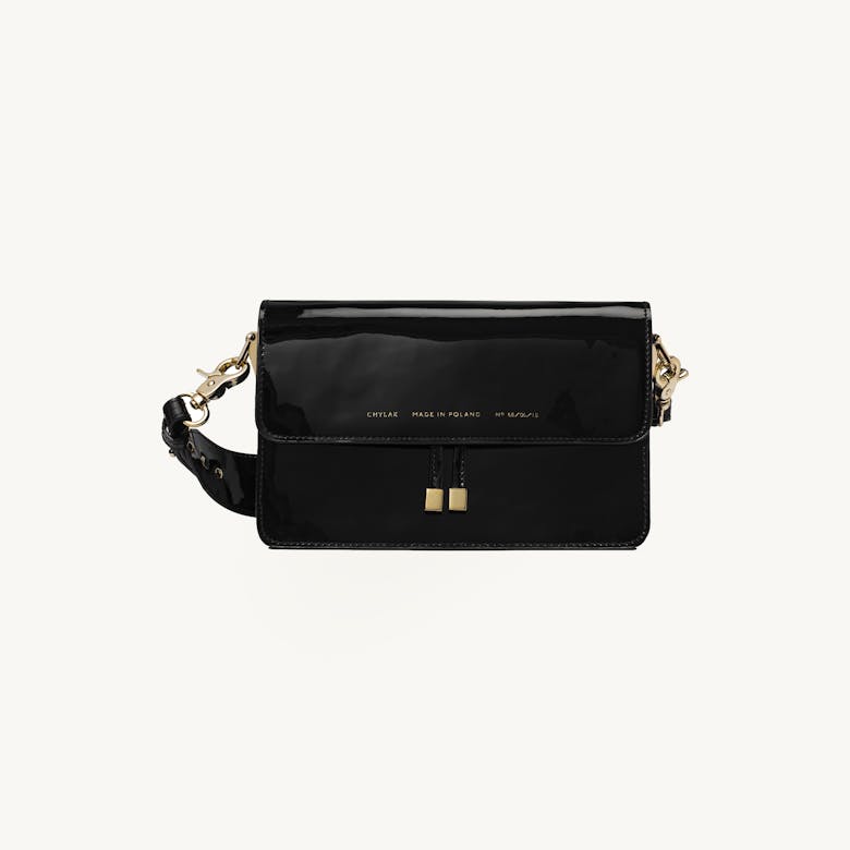 Shoulder Bag “black patent leather” 