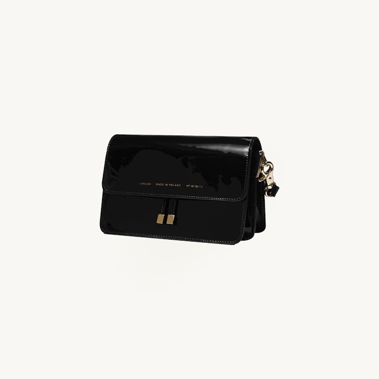 Shoulder Bag “black patent leather” 