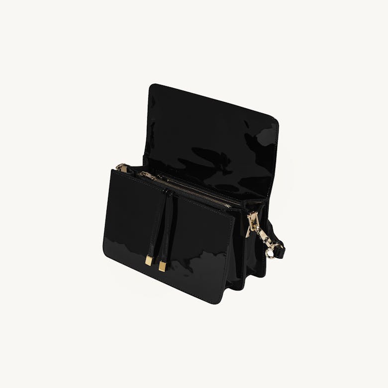 Shoulder Bag “black patent leather” 