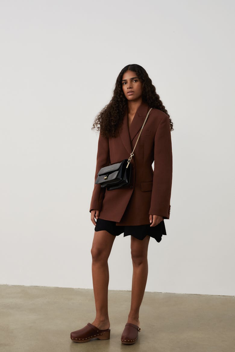 Shoulder Bag “black patent leather” 