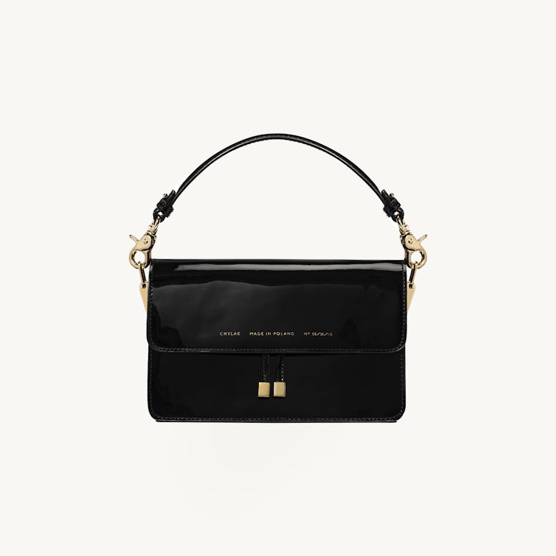 Shoulder Bag “black patent leather” 