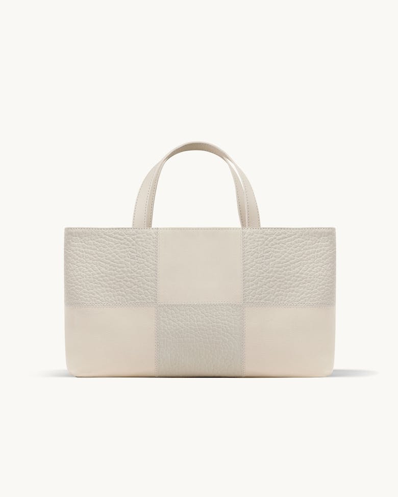 Big Patchwork Tote Bag Cream
