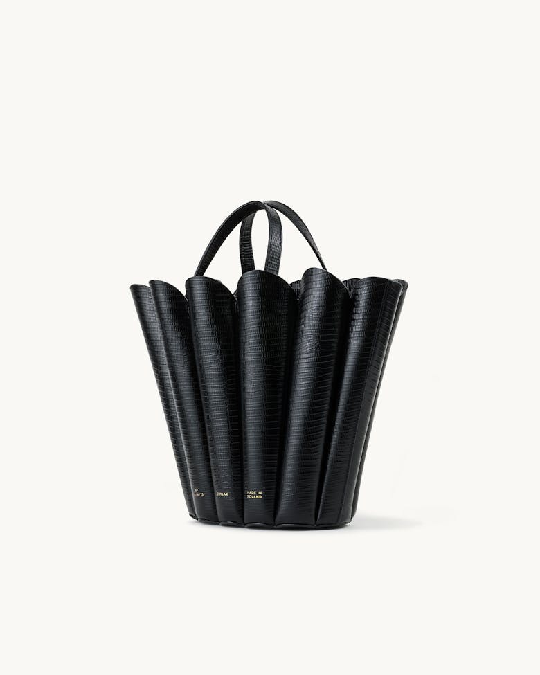 Shell Bag ”black lizard”