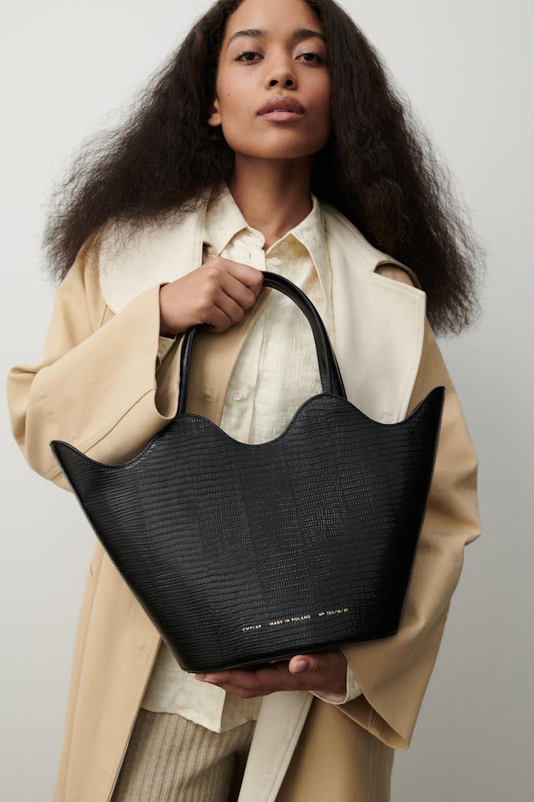 Big Wave Bag “black lizard”