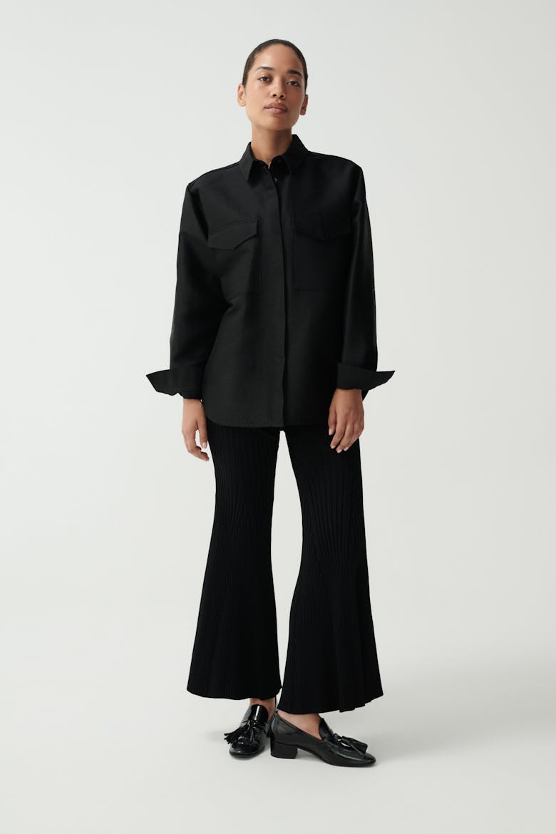 Classic Loafers with Tassels “glossy black”