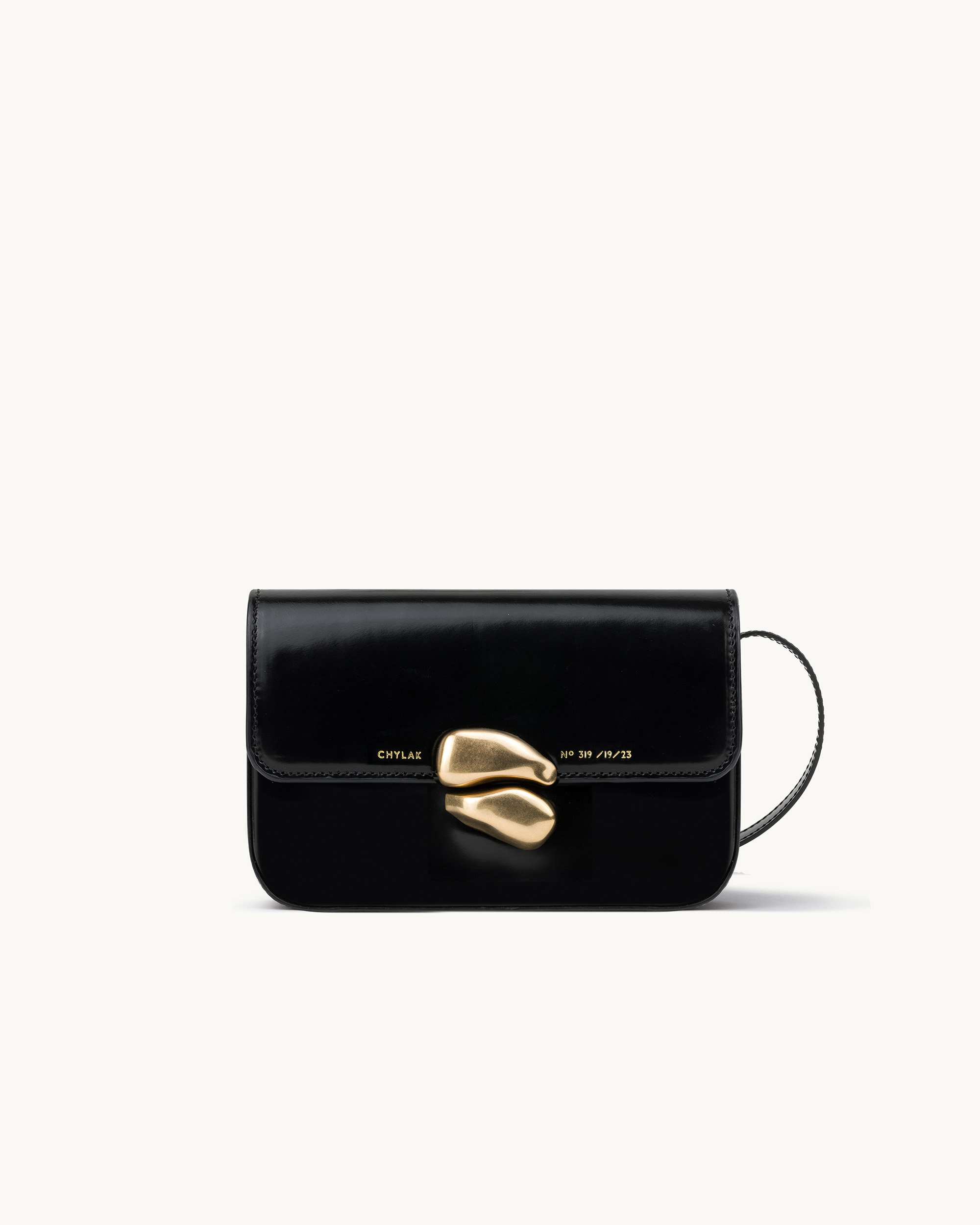 CHYLAK パリジェンヌ風 レザー シェル ハンドバッグ Shell Bags - Chylak