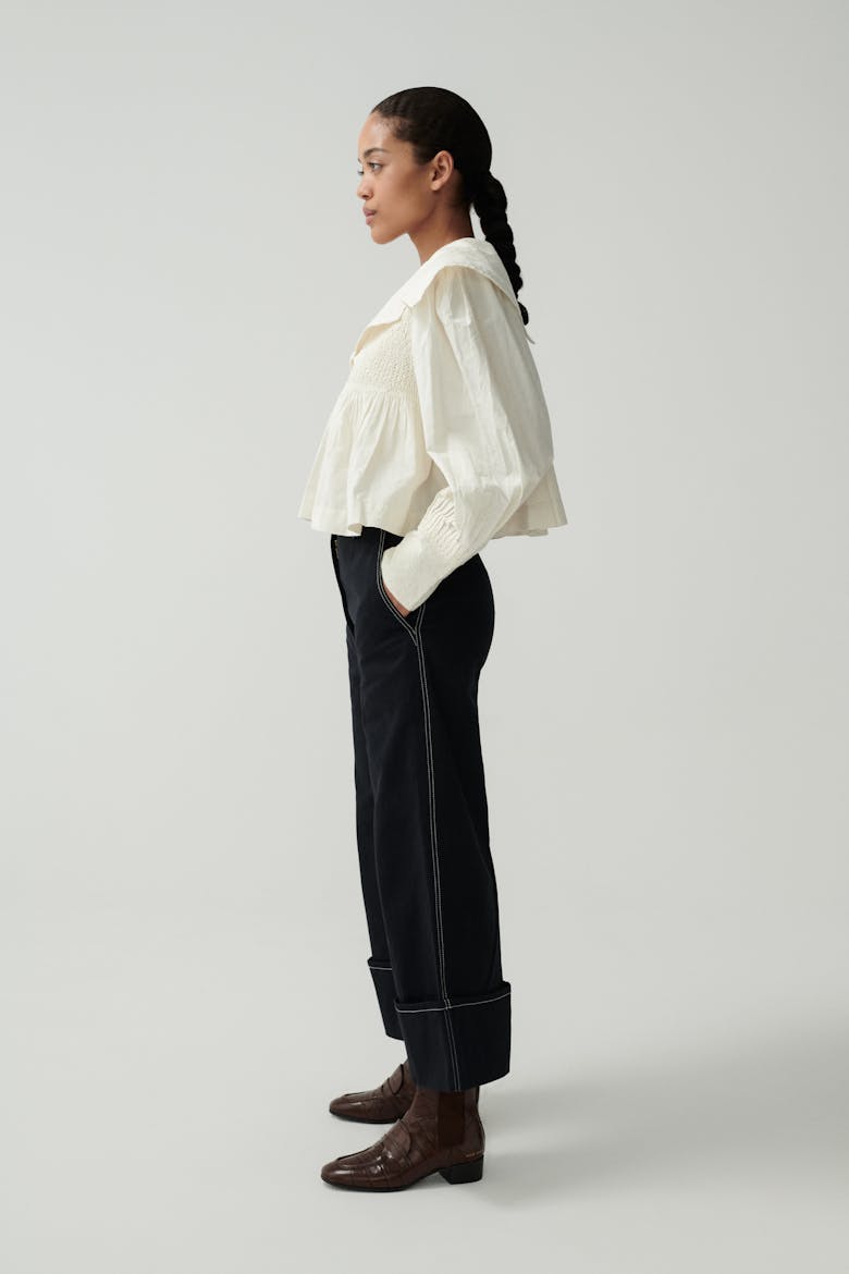 Loafer Booties “glossy brown crocodile”