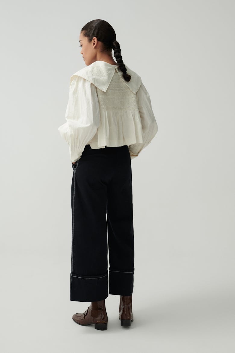 Loafer Booties “glossy brown crocodile”