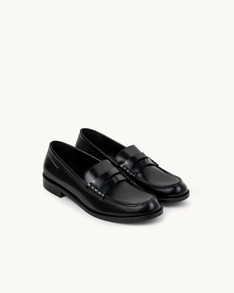 Penny Loafers “glossy black”