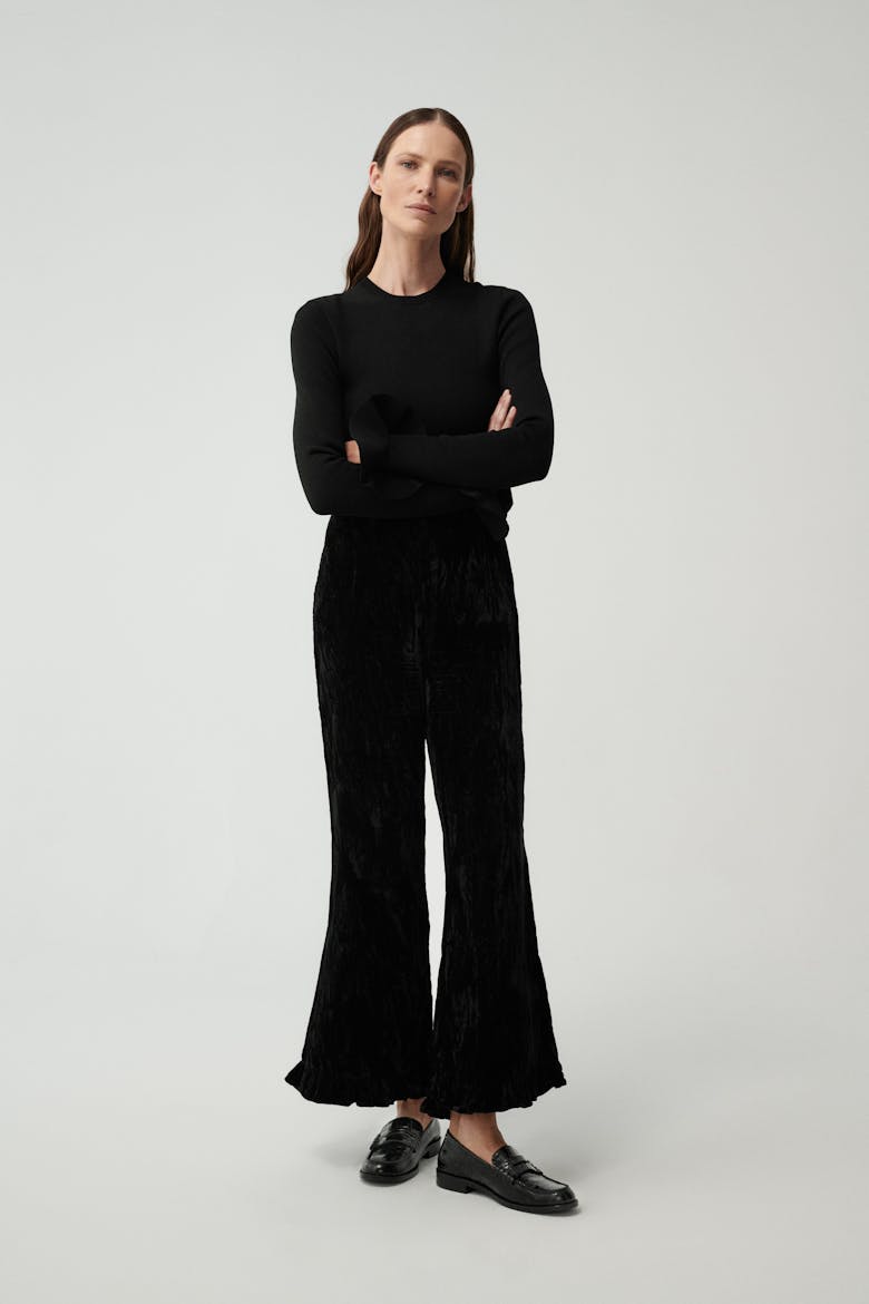 Penny Loafers “glossy black crocodile”