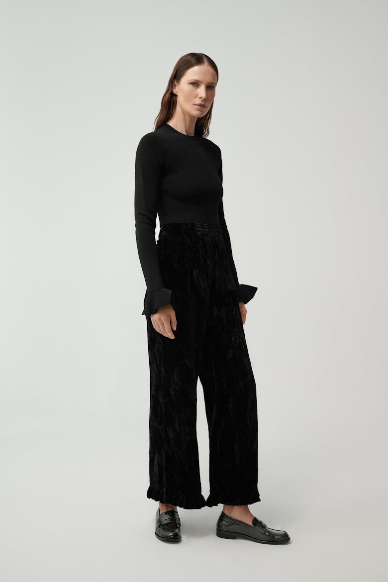 Penny Loafers “glossy black crocodile”