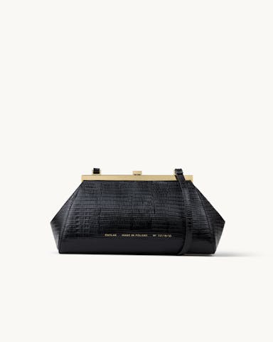 “Vintage” Frame Bag “black lizard”