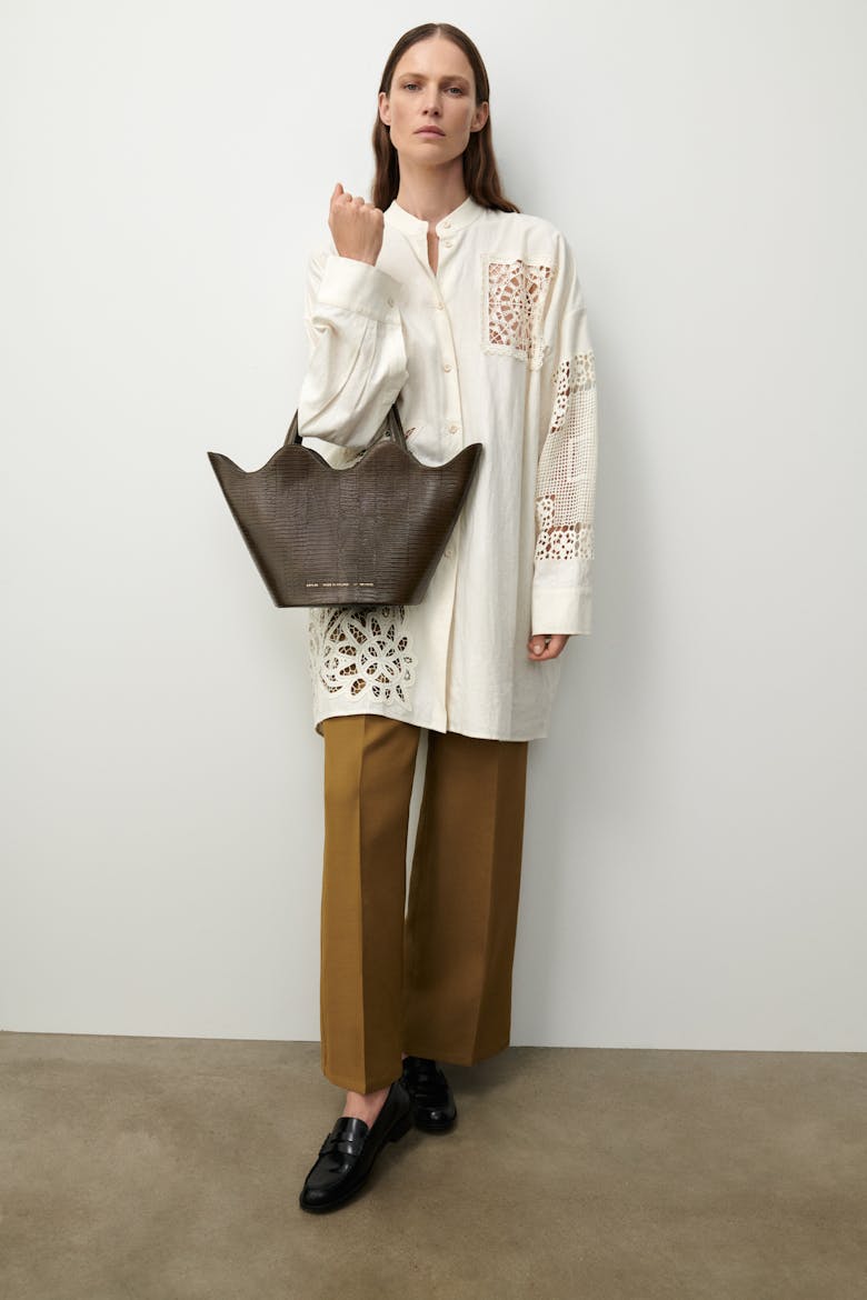 Big Wave Bag “tobacco lizard”