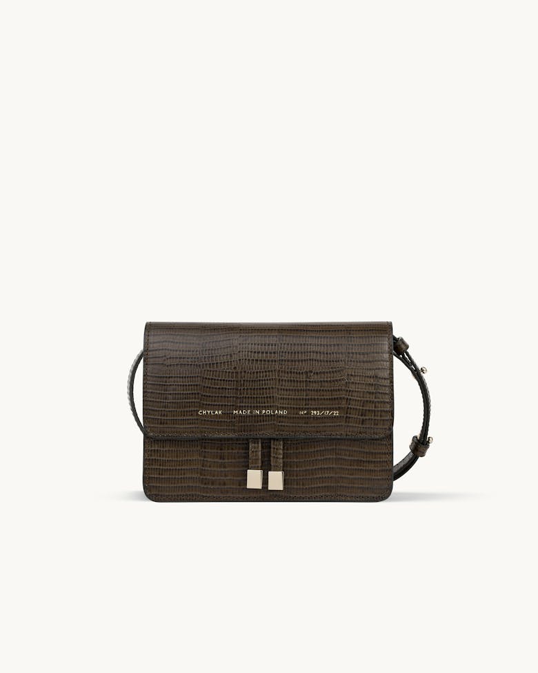 Mini Belt Bag “tobacco lizard”