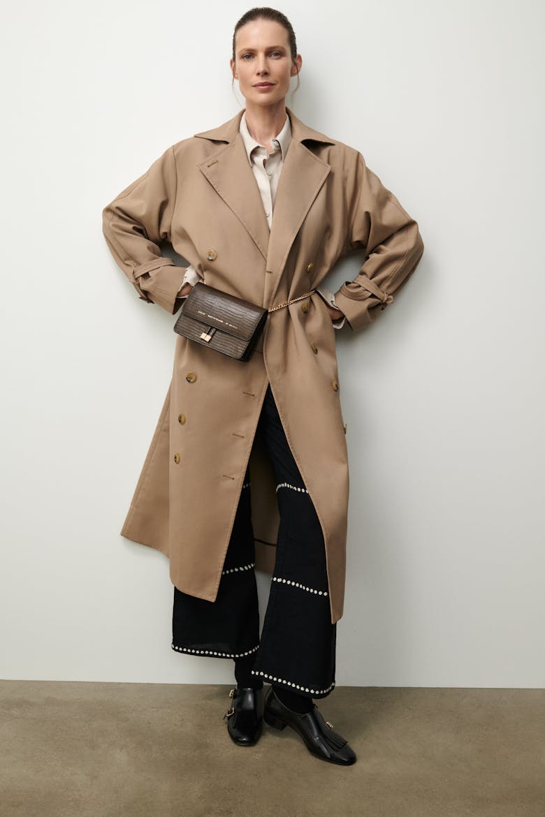 Mini Belt Bag “tobacco lizard”