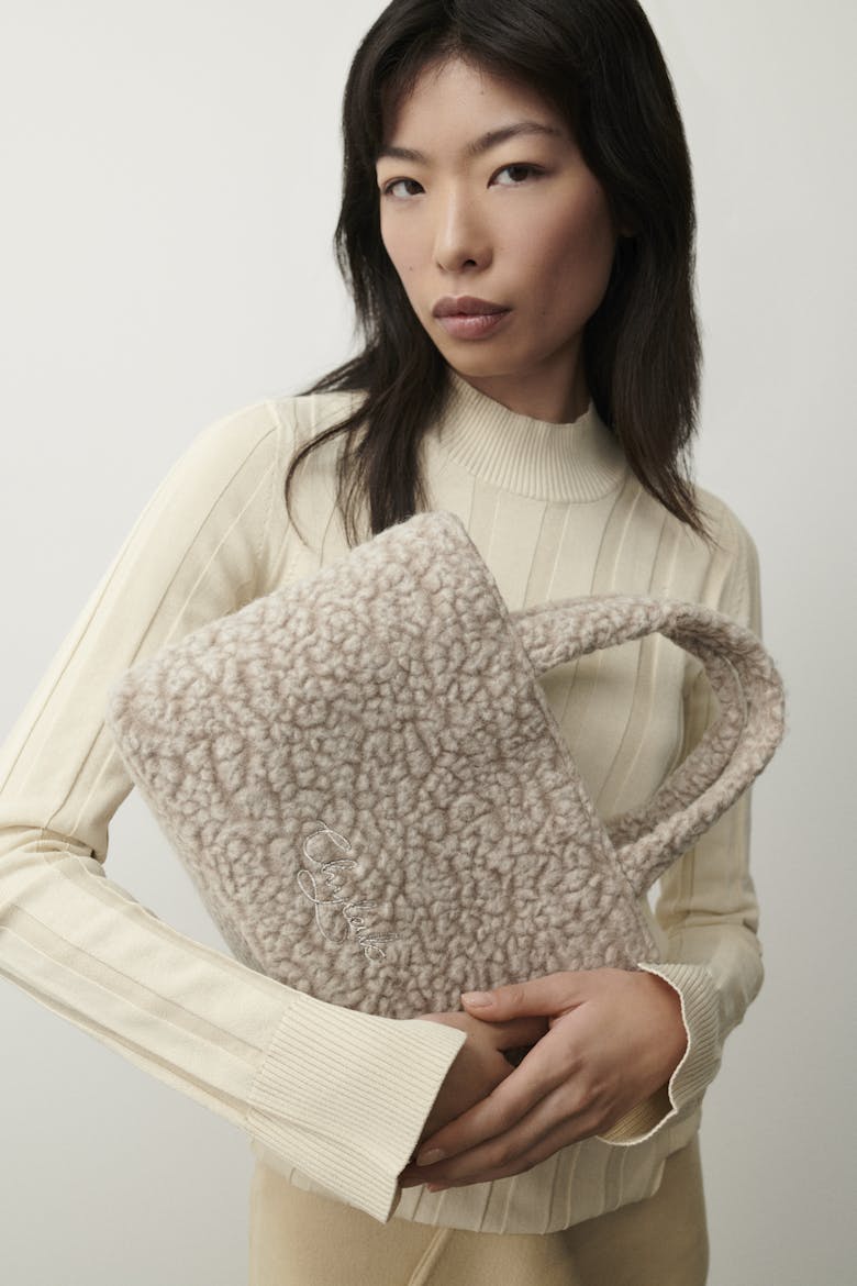 Mini Shopper Bag Bouclé