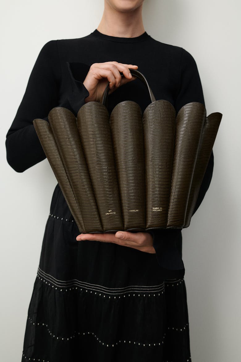 Shell Bag “tobacco lizard”