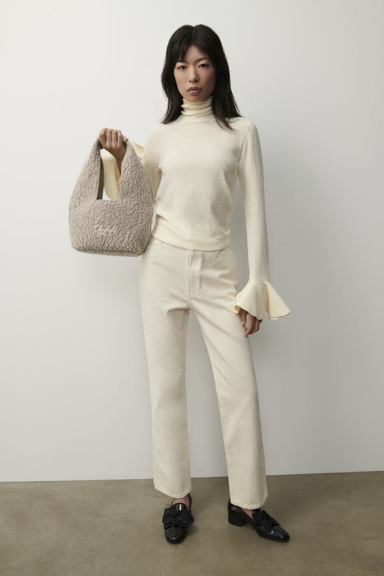 Small Hobo Bag Bouclé