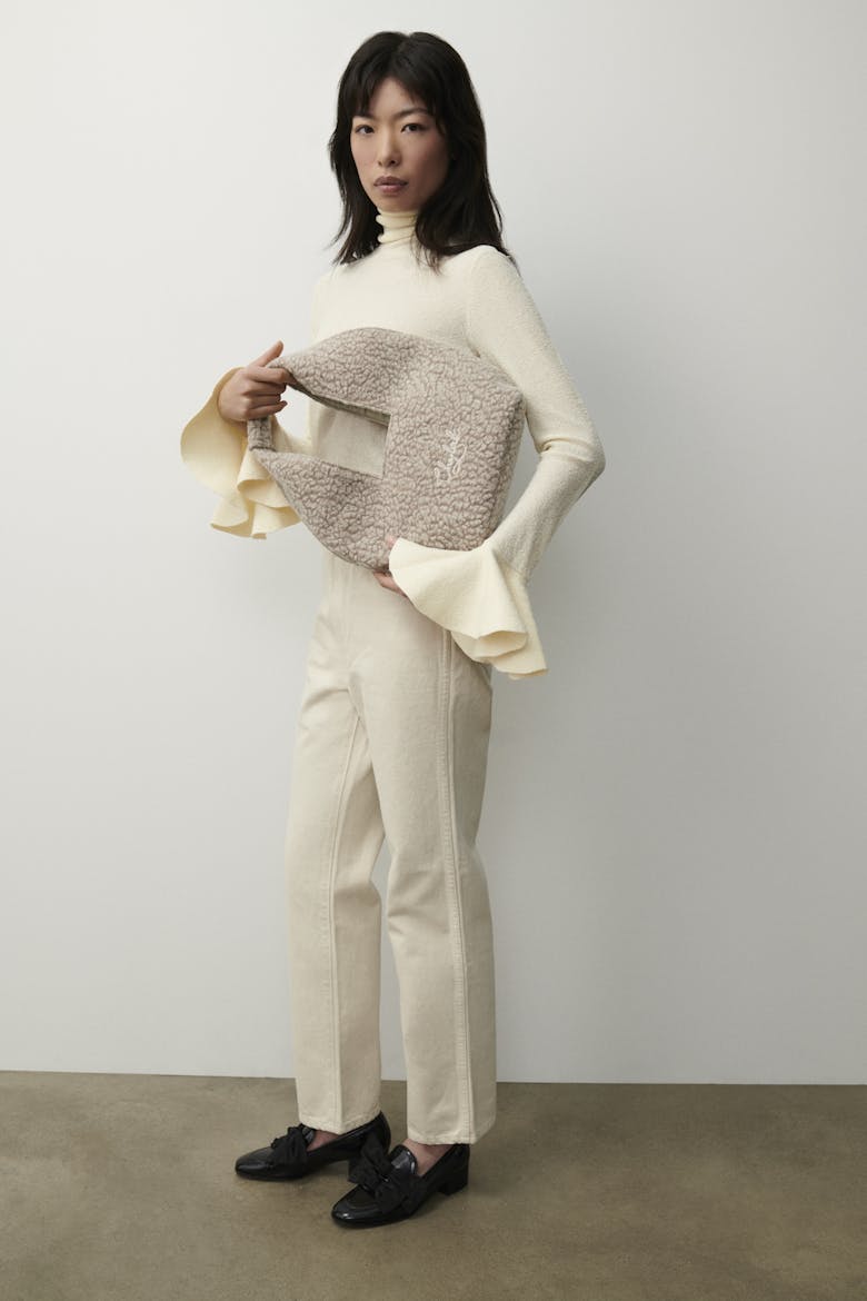 Small Hobo Bag Bouclé