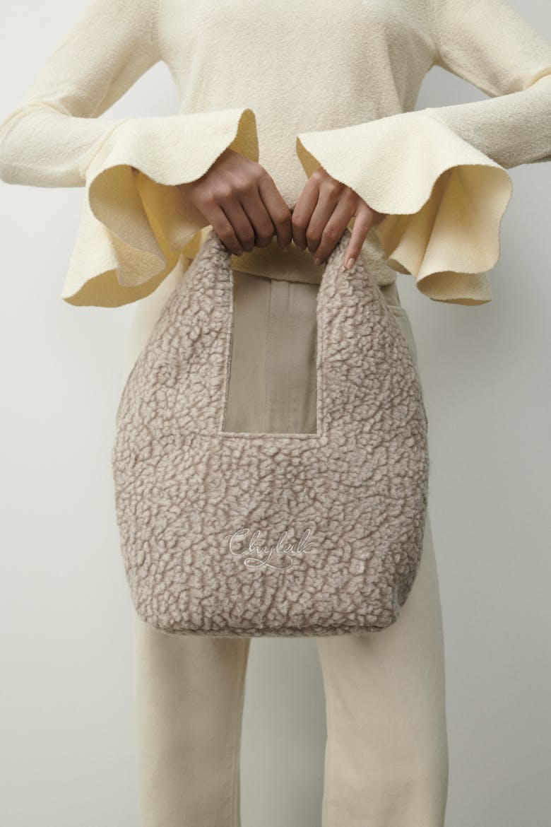 Small Hobo Bag Bouclé