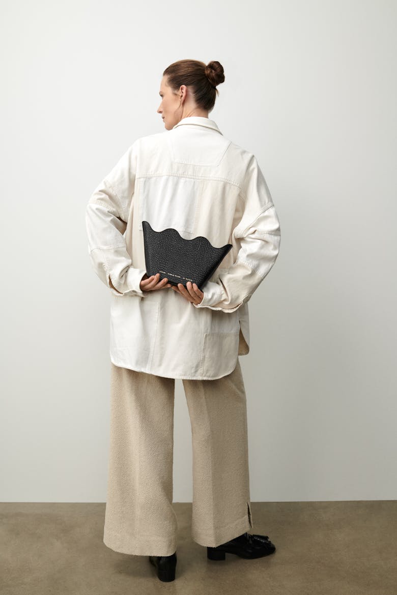 Small Wave Bag “fine crocodile”