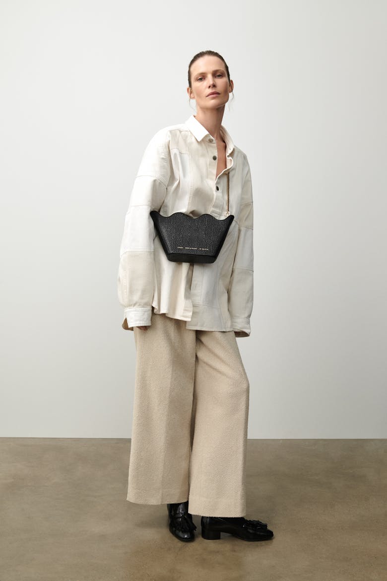 Small Wave Bag “fine crocodile”